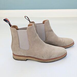 New Republic By Mark McNairy Men's Suede Chelsea Boot 10.5 Stone